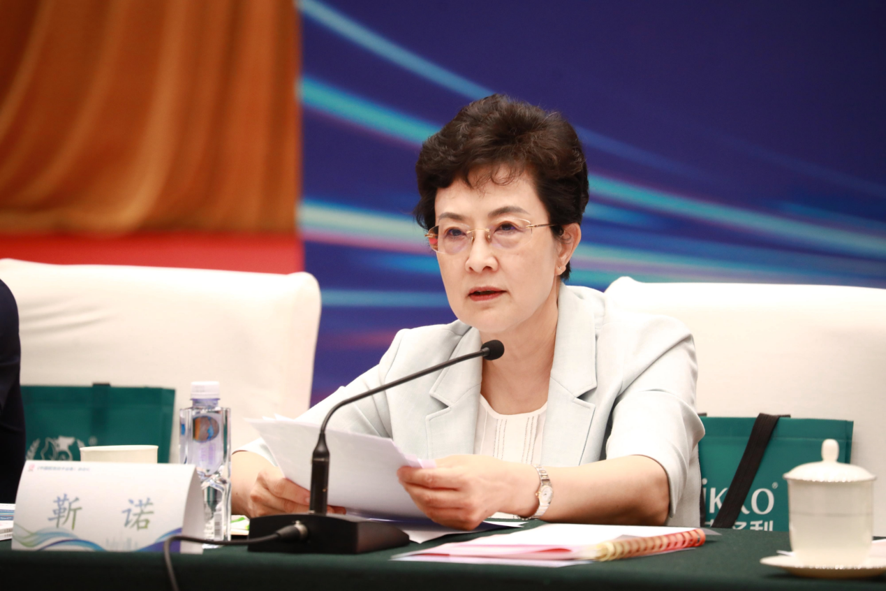 《中國(guó)教育技術(shù)裝備》編委會(huì)主任、中國(guó)教育裝備行業(yè)協(xié)會(huì)會(huì)長(zhǎng)靳諾講話